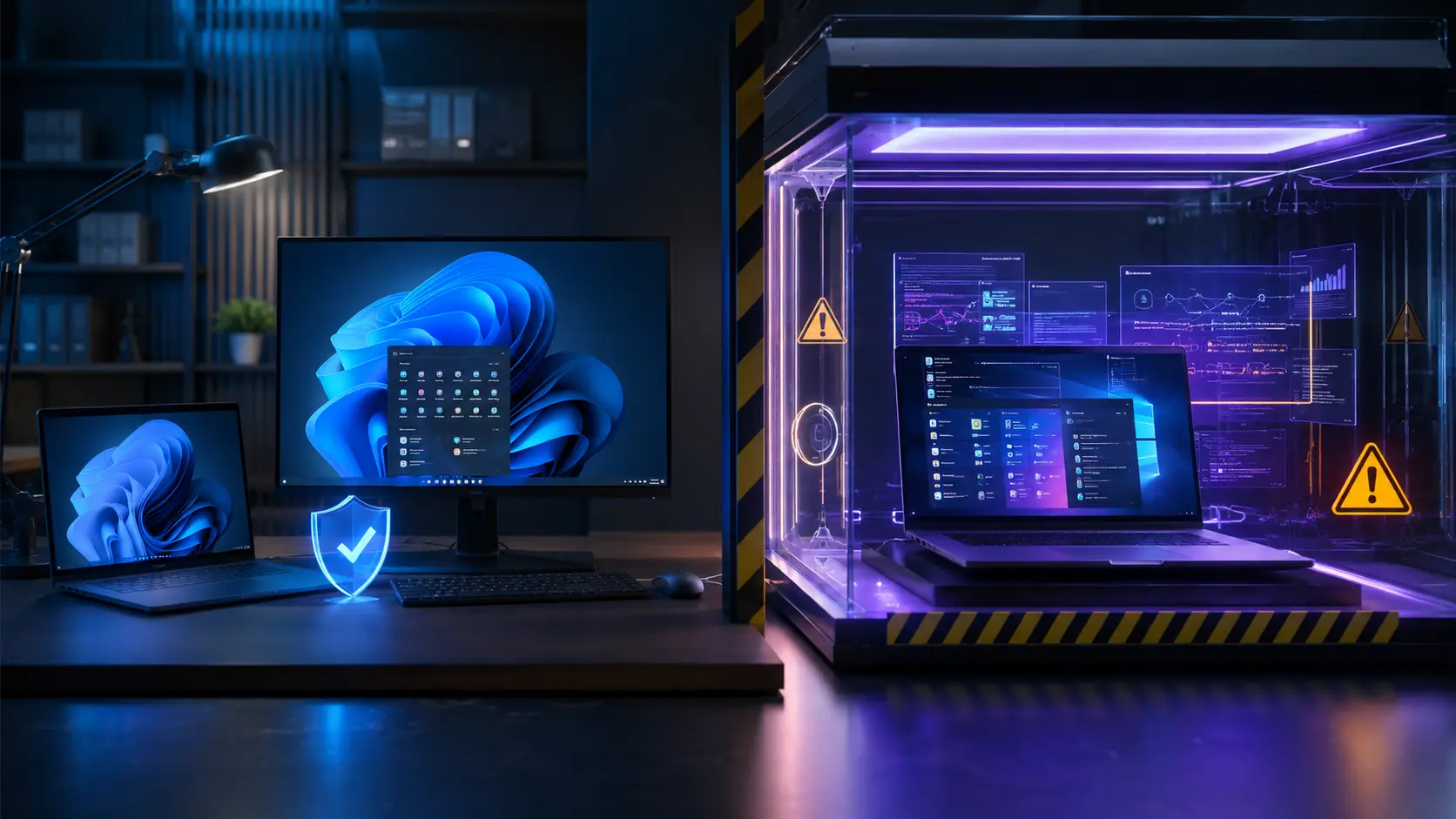 Laboratorio software con una build sperimentale Windows