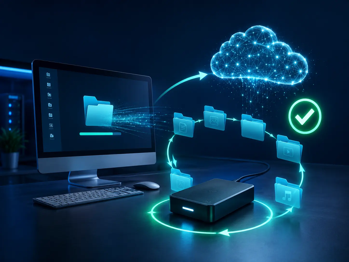 Illustrazione della categoria Backup